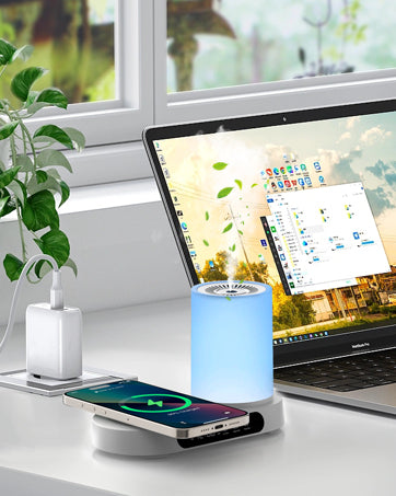 Multi Functional Aromatherapy Diffuser With Wireless Charger